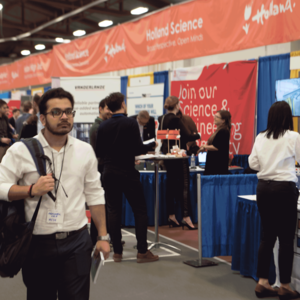 The MIT European Career Fair took place Saturday Feb. 24 in the Johnson track. Companies and universities from different European countries met with MIT students looking to work or study in Europe